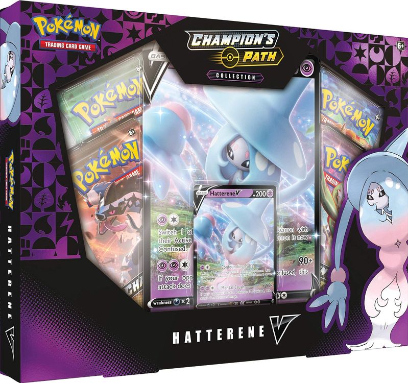 2020 Pokémon Champion's Path Collection Box Hatterene EN