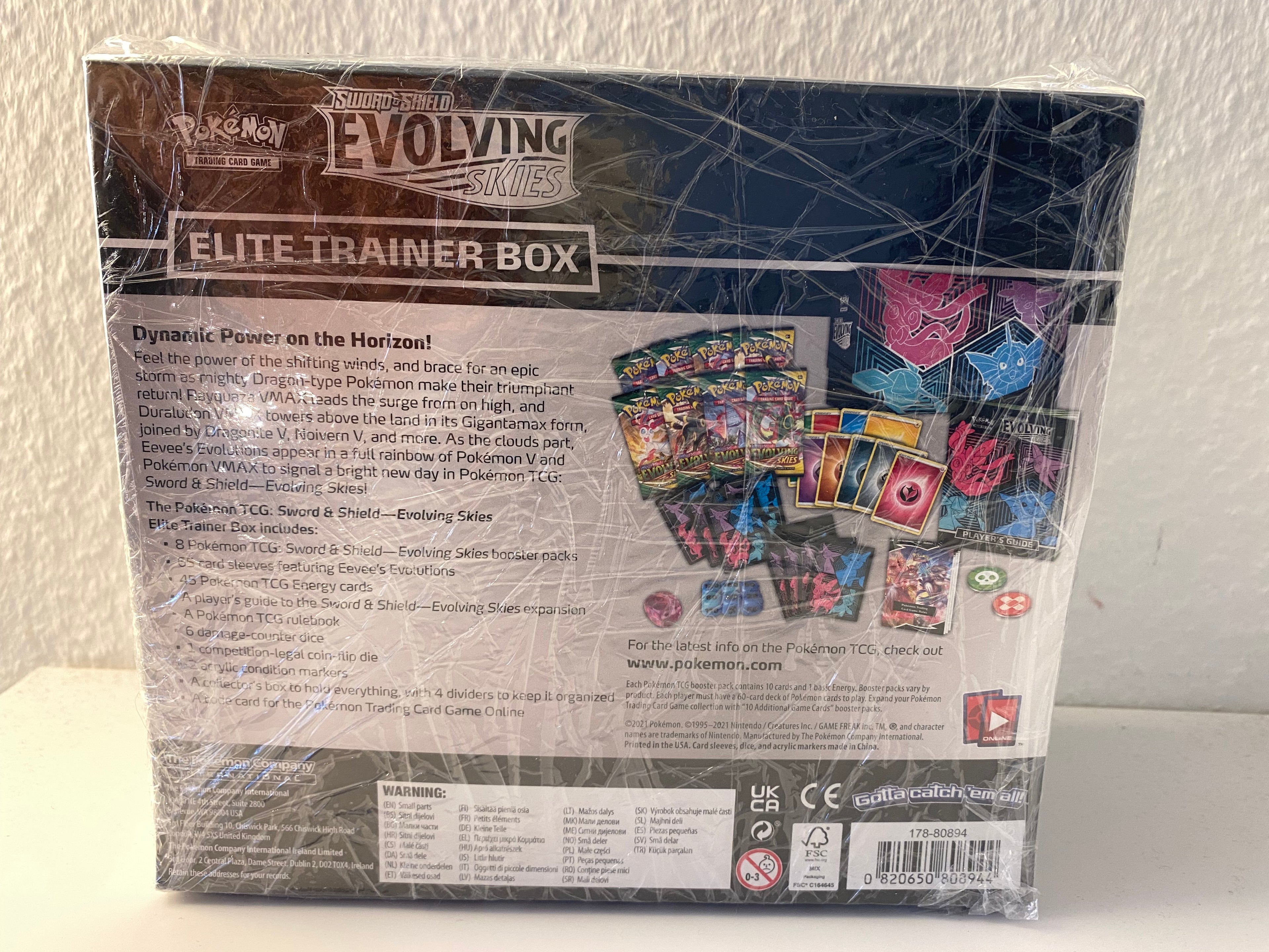 2021 Pokémon Elite Trainerbox Sword & Shield Evolving Skies